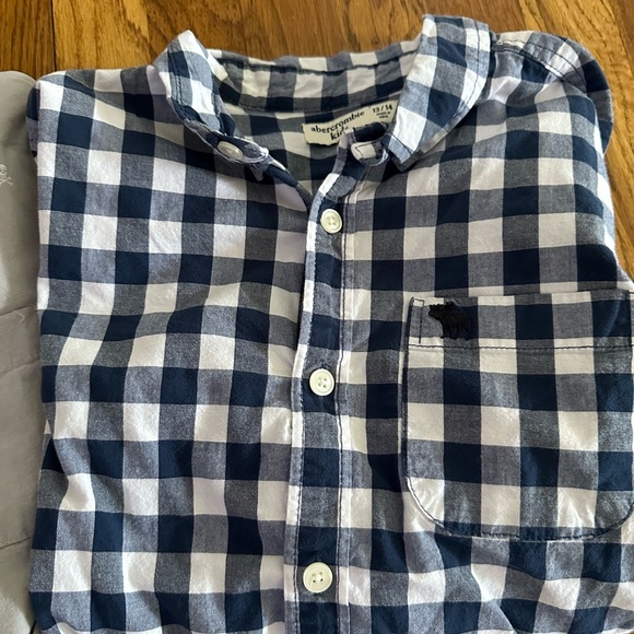 Lot of 3 Abercrombie Kids Button Up Shirts 13/14 - Picture 3 of 7